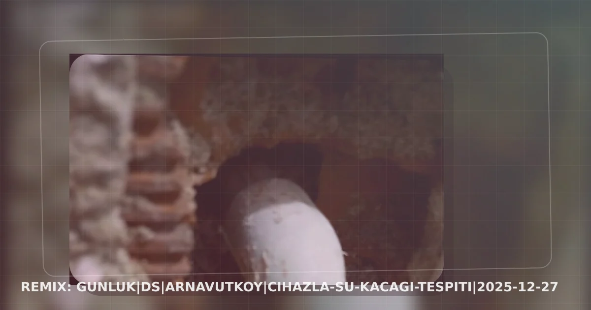 su kaçağı bulma kampanya icin yeniden tasarlanan gorsel