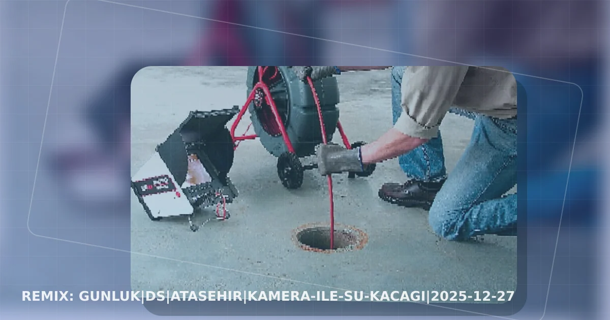 Atasehir Kamera Ile Su Kacagi saha gorseli