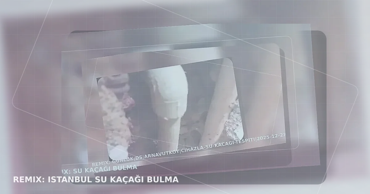 istanbul su kaçağı bulma icin yeniden tasarlanan gorsel