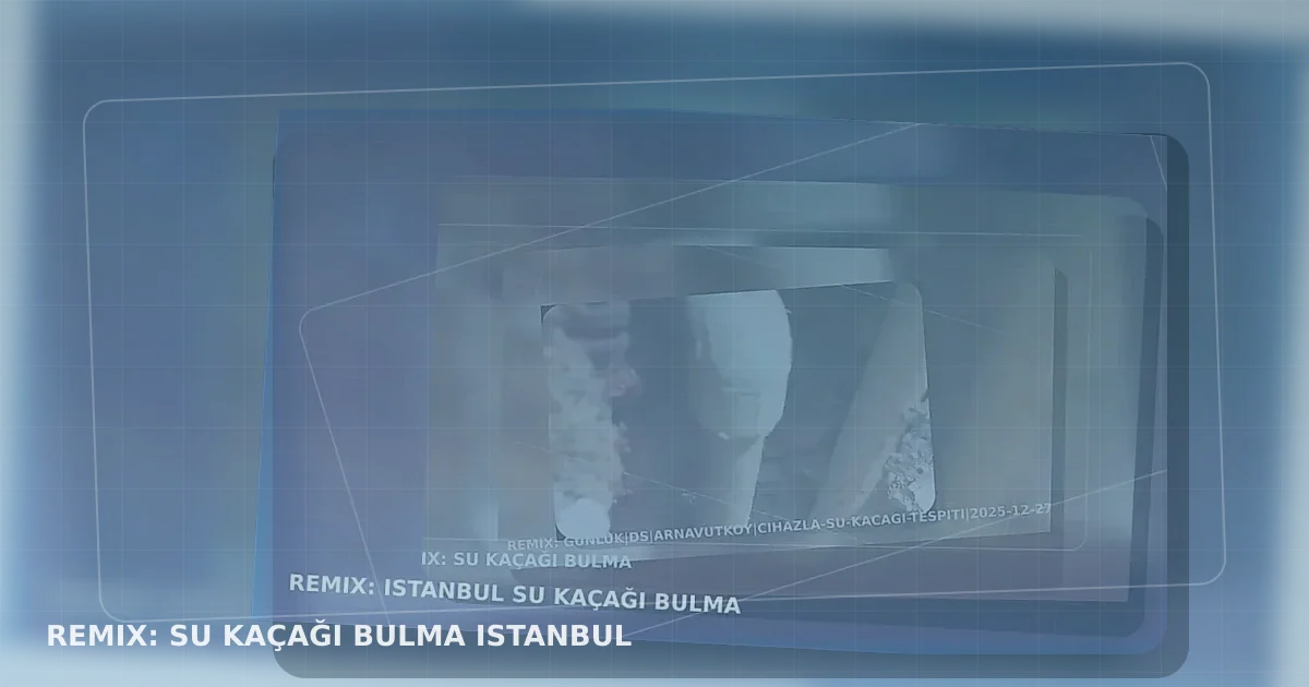 su kaçağı bulma en iyisi icin yeniden tasarlanan gorsel