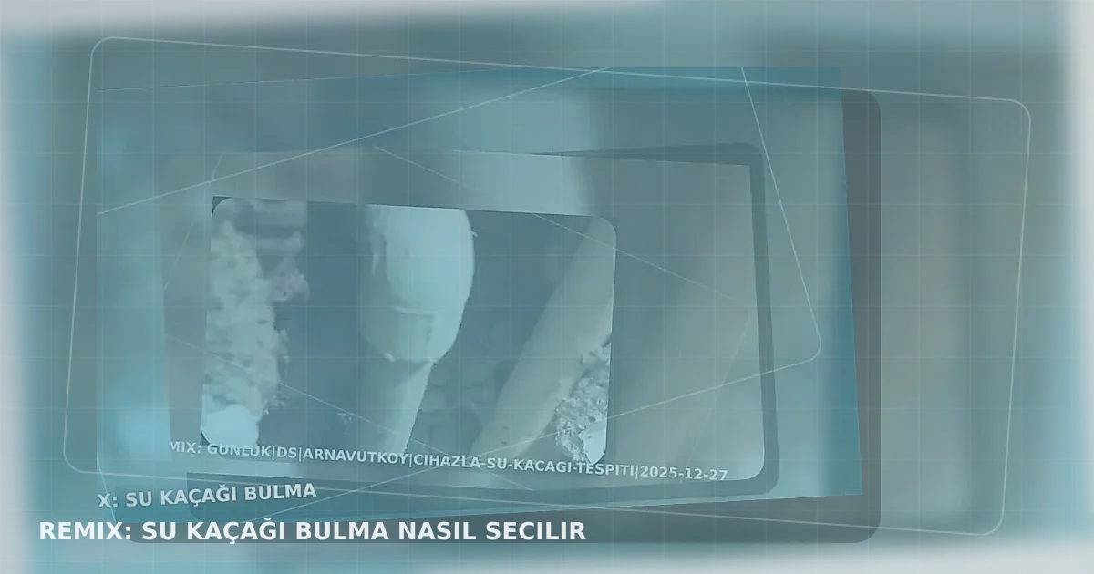 su kaçağı bulma nasil yapilir icin yeniden tasarlanan gorsel